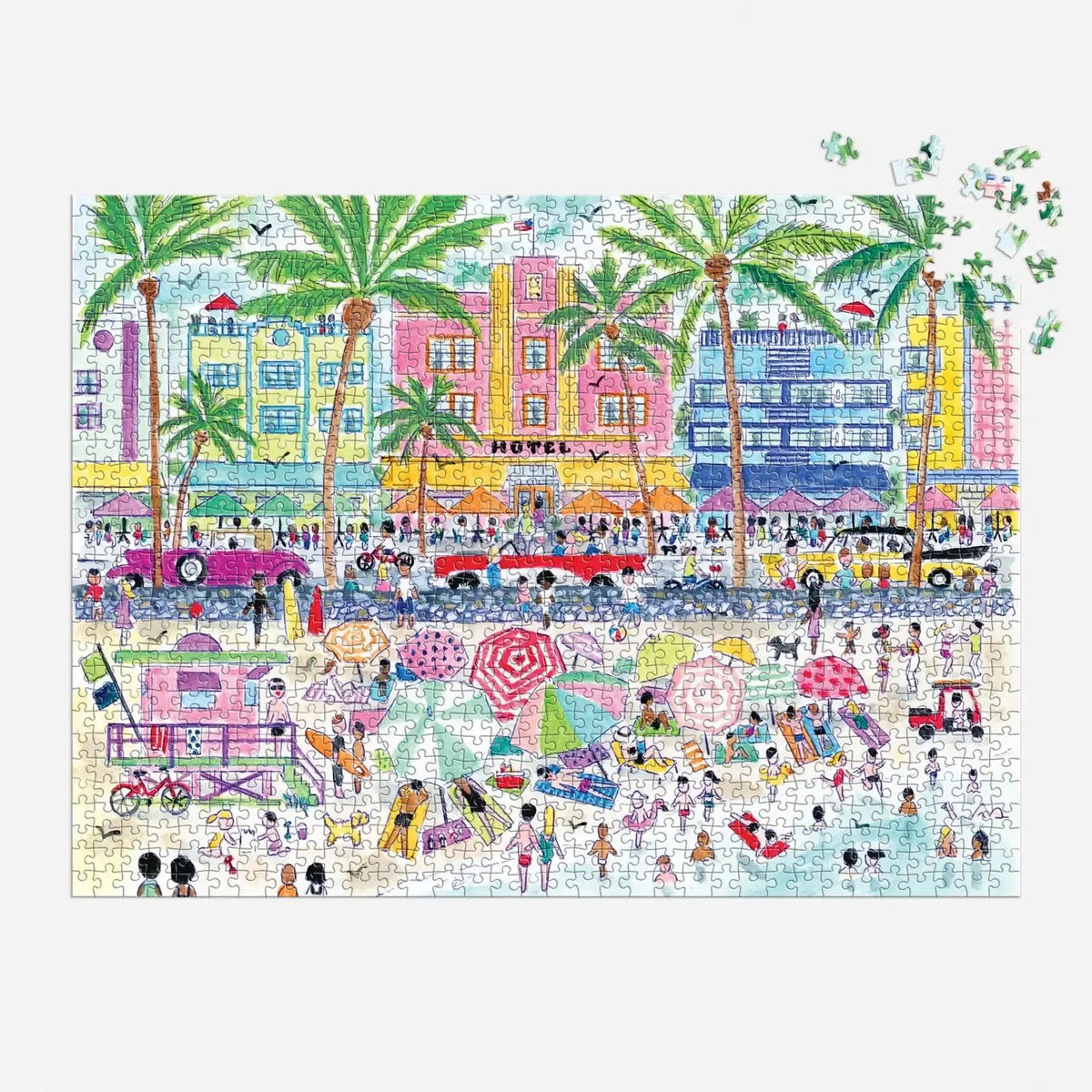 South Beach Miami 1000 Piece Jigsaw Puzzle Galison