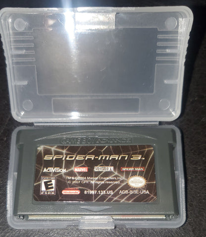 Spider-Man 3 GBA Video Game Cartridge Game Boy Advance Nintendo 2007