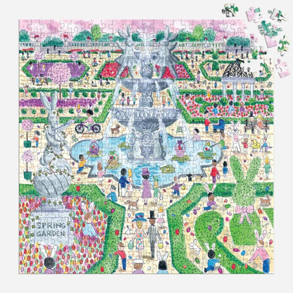 Spring Egg Hunt 500 Piece Jigsaw Puzzle Galison
