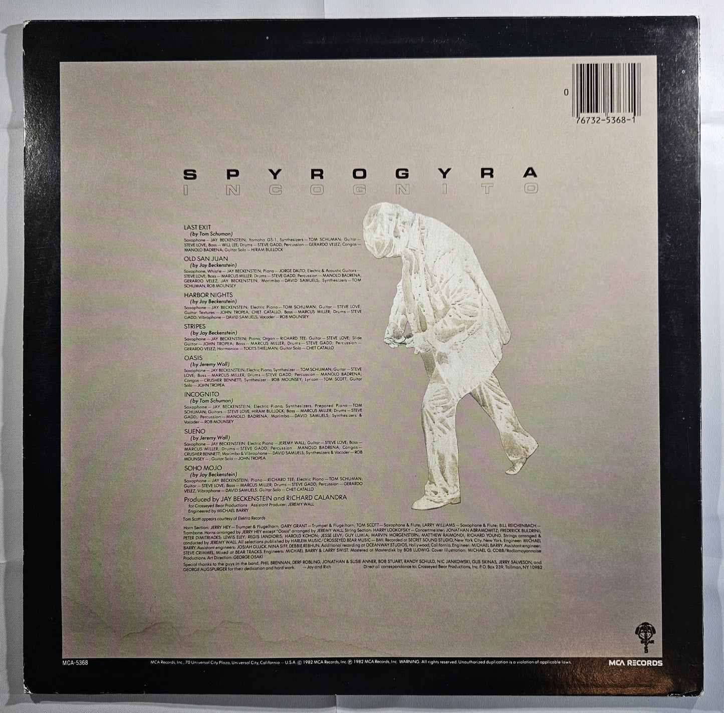 Spyro Gyra - Incognito [1982 Gloversville Pressing] [Used Vinyl Record LP]