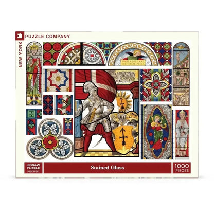Stained Glass 1000 Piece Jigsaw Puzzle NYPC