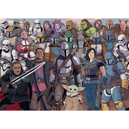 Star Wars Mandalorian Challenge 1000 Piece Jigsaw Puzzle Ravensburger