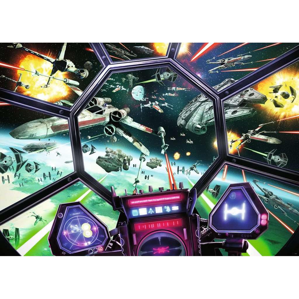 Star Wars Tie Fighter Cockpit 1000 Piece Jigsaw Puzzle Ravensburger