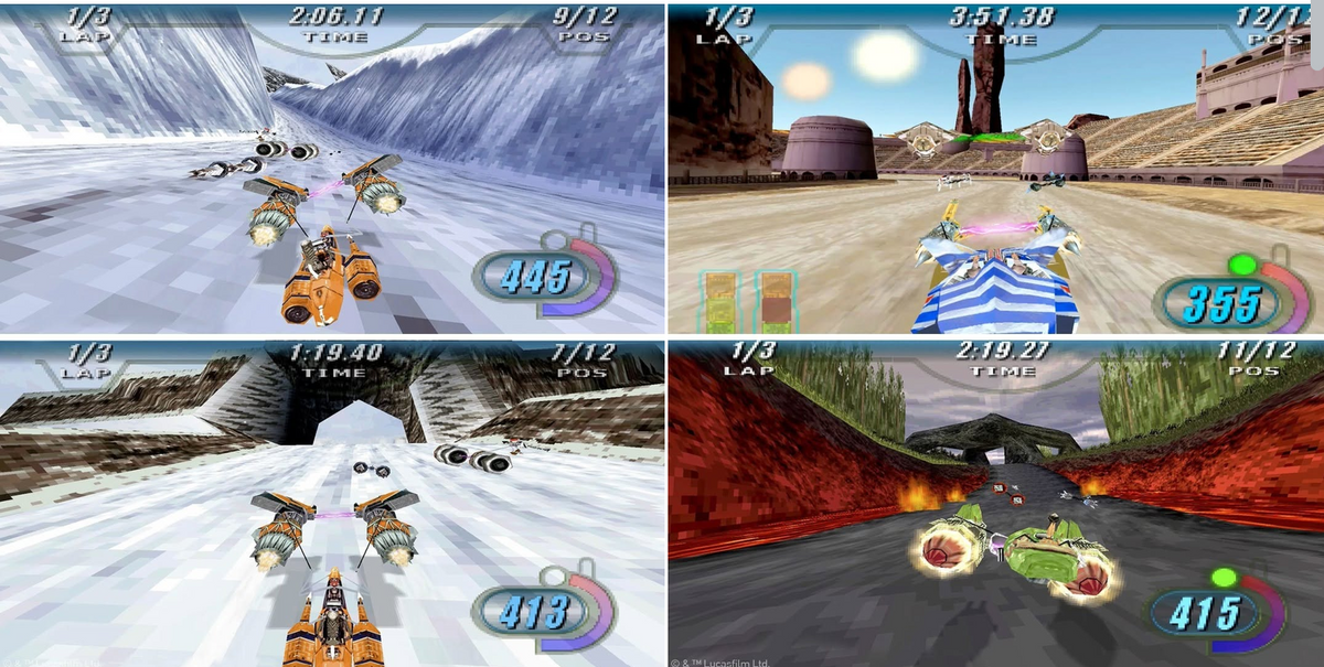 Star Wars Episode I: Racer N64 Nintendo 64 Video Game Cartridge 1999