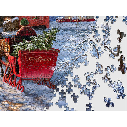 Starry Winter Night 1000 Piece Jigsaw Puzzle Springbok