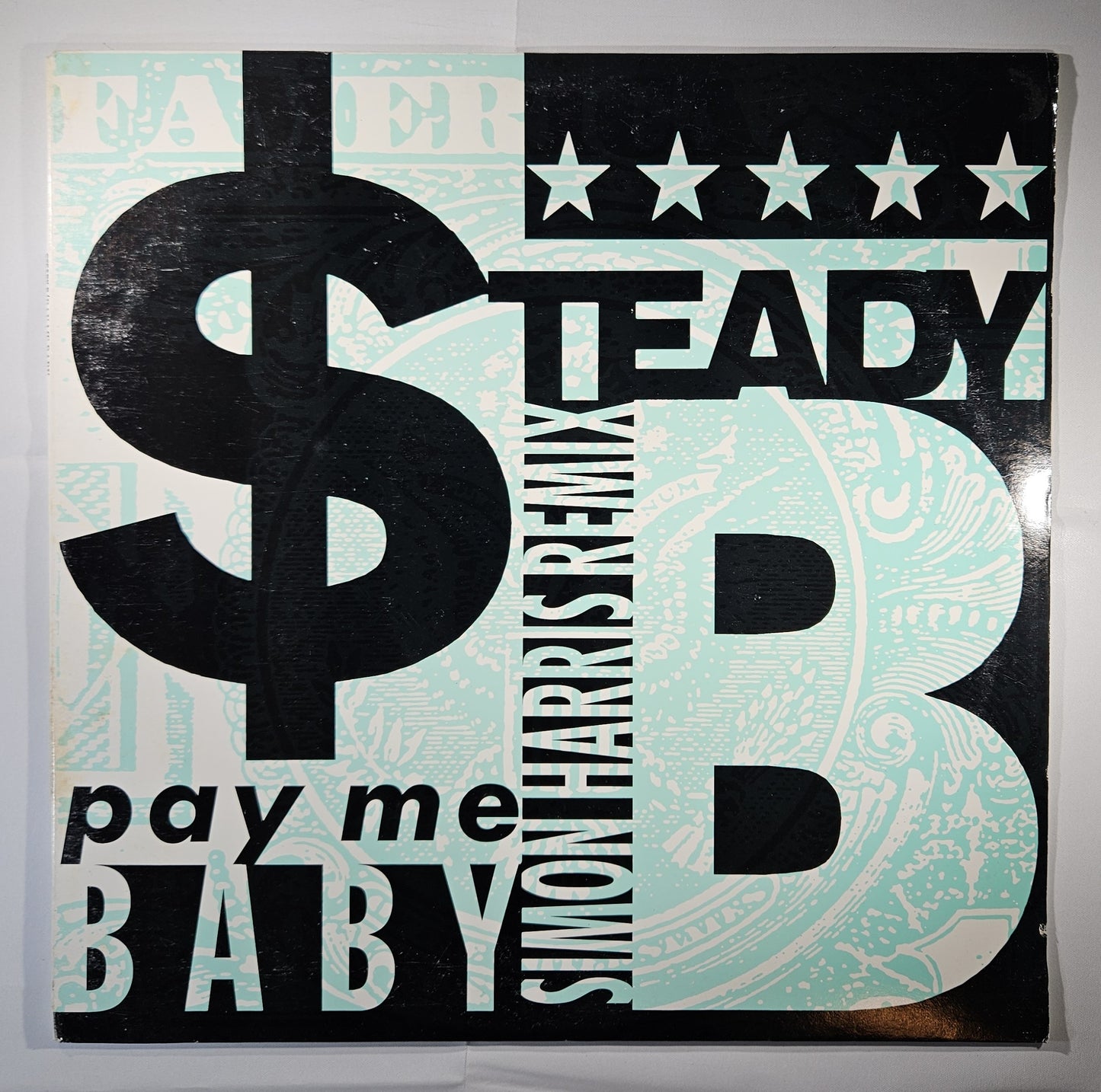 Steady B - Pay Me Baby / U-Za-Flea [1991 Promo] [Used Vinyl Record 12" Single]