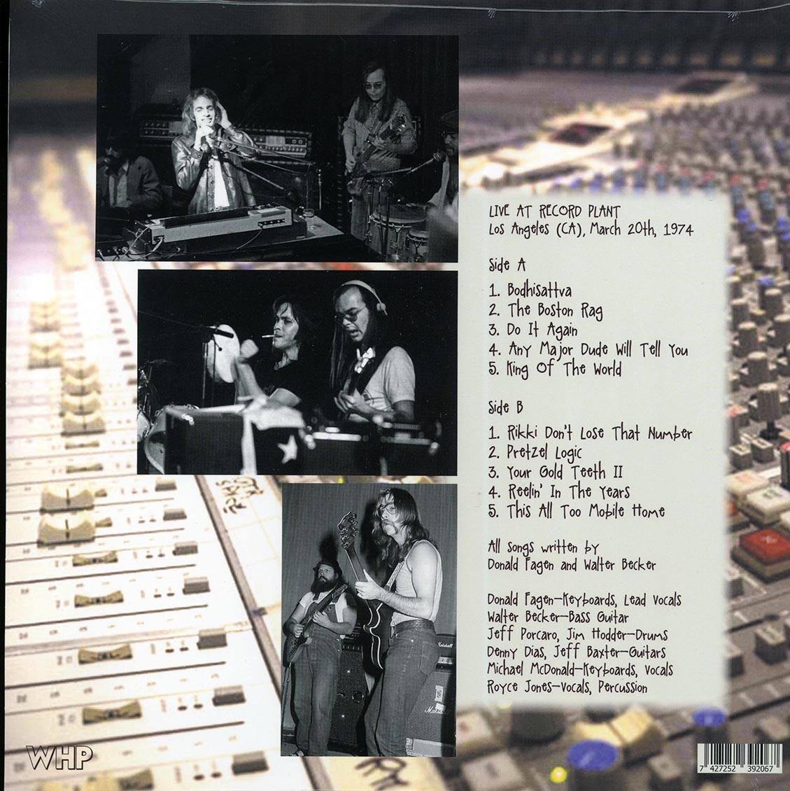 Steely Dan - Live at Record Plant [2024 Unofficial] [New Vinyl Record LP]