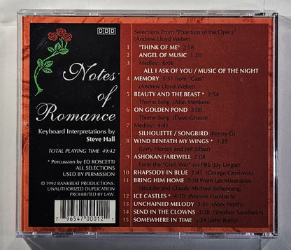 Steve Hall - Notes of Romance [1992 Used CD]