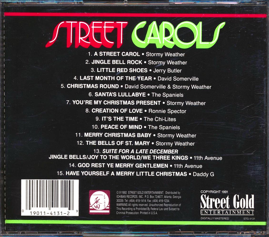 Stormy Weather, Various - Street Carols [1991 New CD]