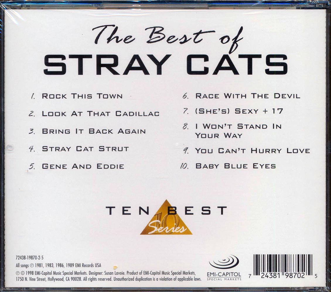 Stray Cats - The Best of Stray Cats [1998 Compilation] [New CD]