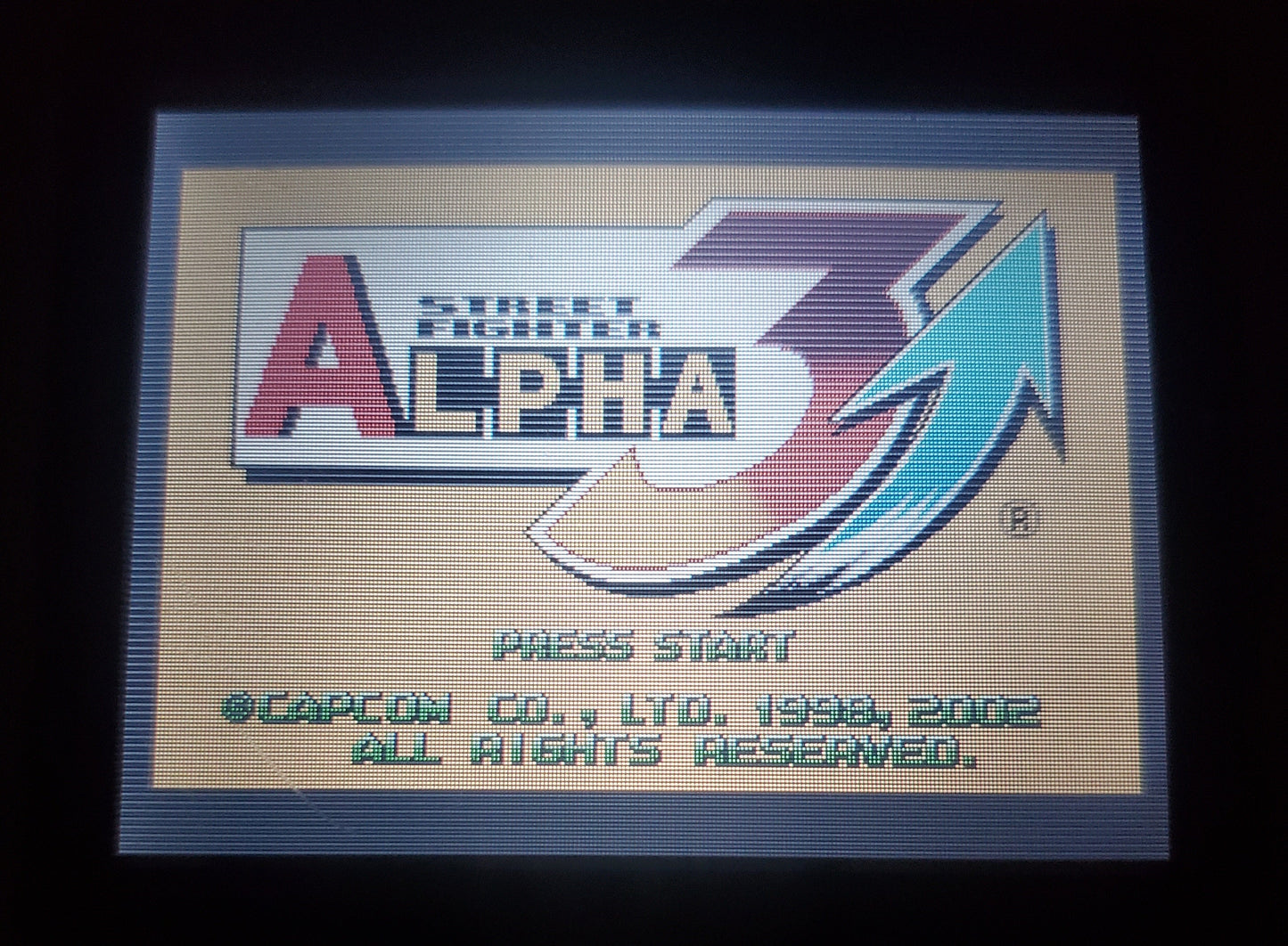 Street Fighter Alpha 3 GBA Video Game Nintendo Game Boy Advance 2002