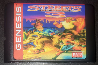 Sega Genesis Mega Drive Video Game Cartridges