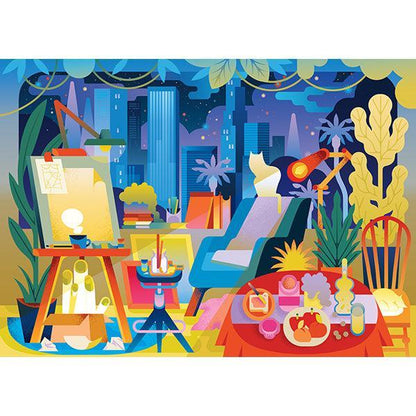 Studio Apartment 1000 Piece Jigsaw Puzzle Holiyay