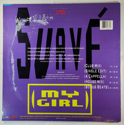 Suave - My Girl [1988 Used Vinyl Record 12" Single]