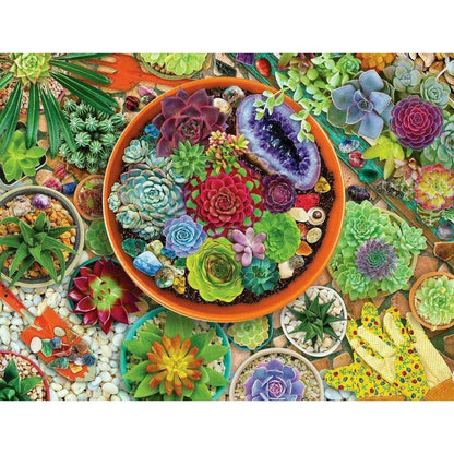 Succulent Garden 500 Piece Jigsaw Puzzle Springbok