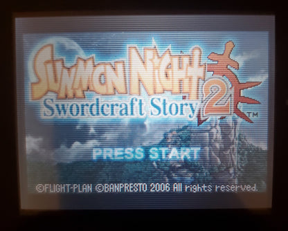 Summon Night 2 Swordcraft Story GBA Video Game Boy Advance 2004