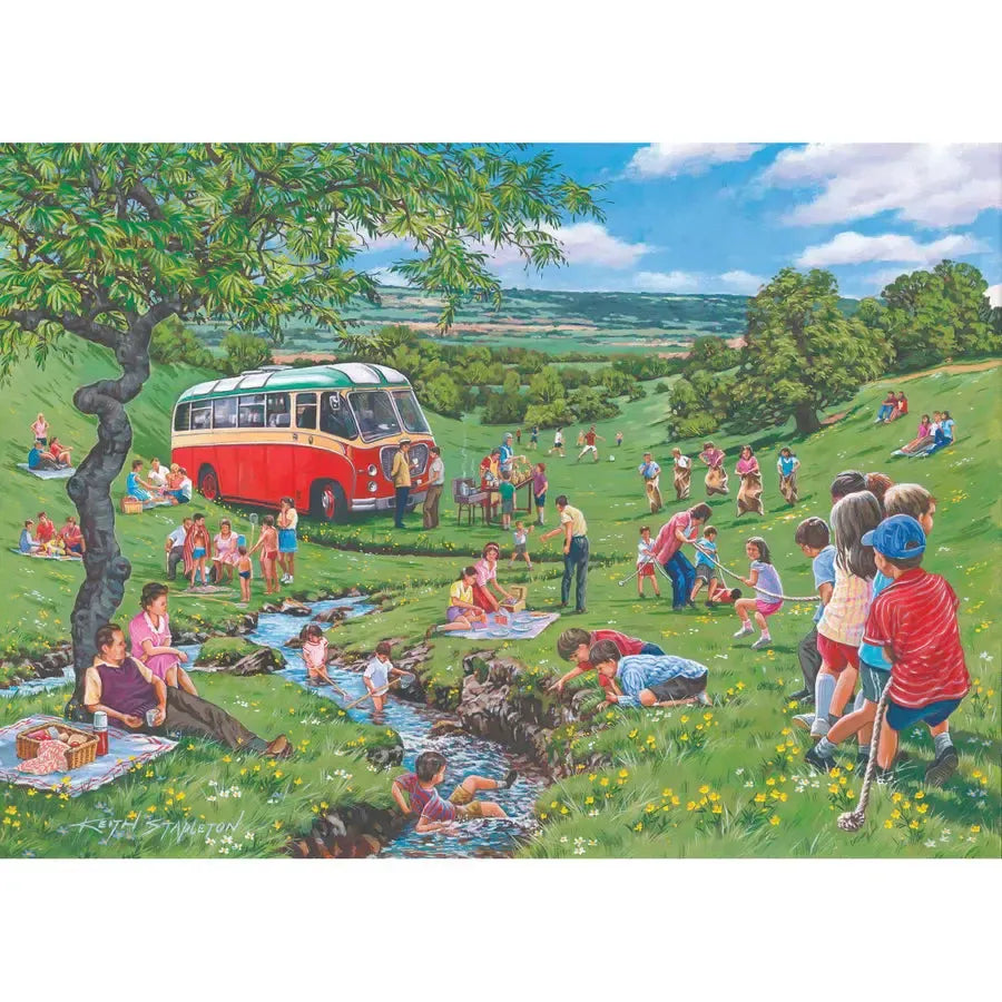 Sunday Picnic 500 Piece Jigsaw Puzzle HOP