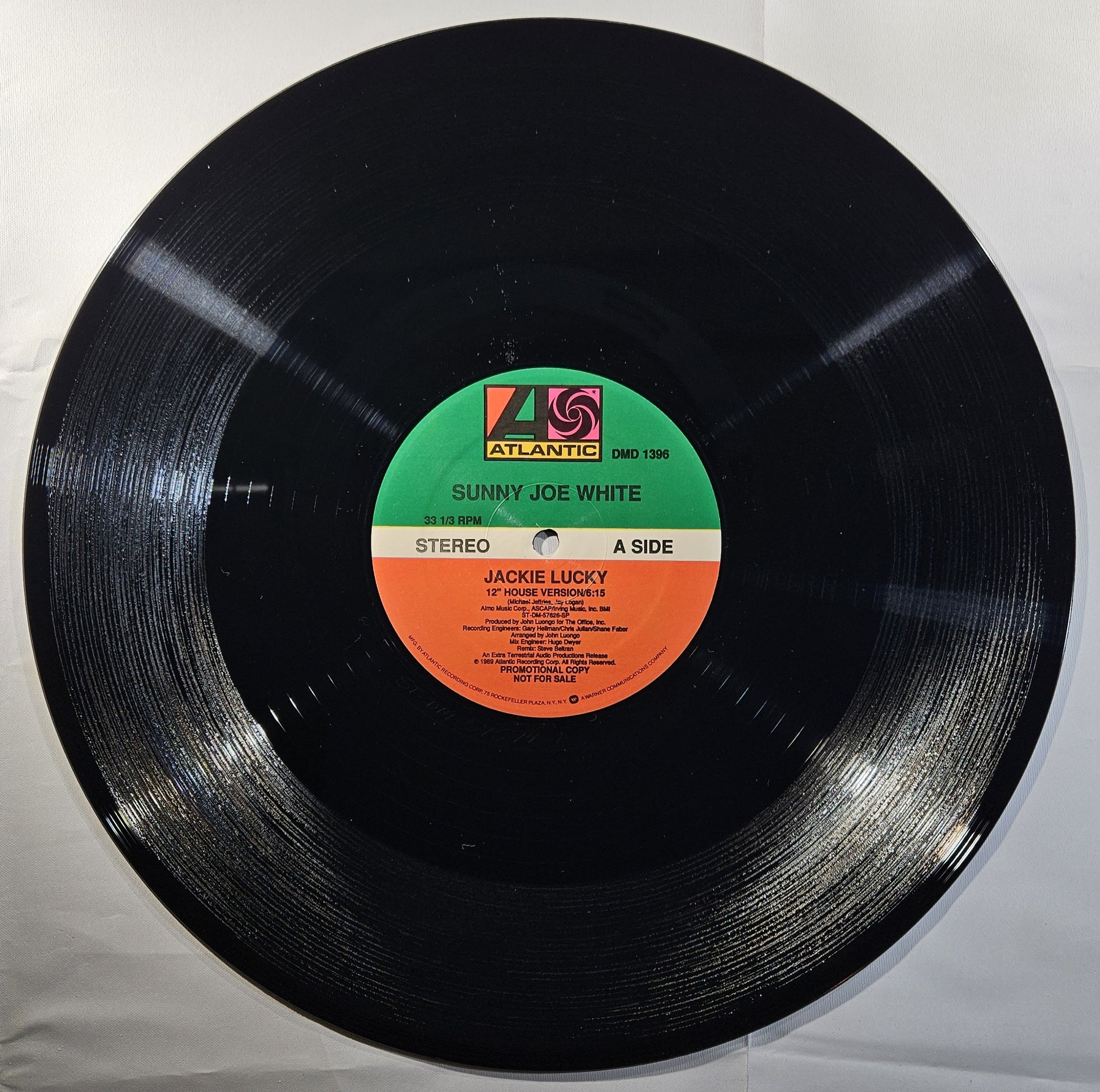 Sunny Joe White - Jackie Lucky [1989 Promo] [Used Vinyl Record 12" Single]