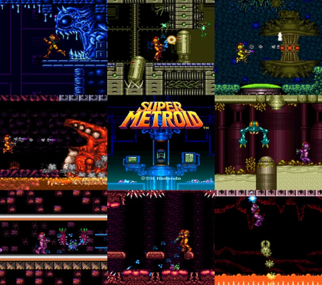 Super Metroid SNES Video Game Cartridge Super Nintendo 1994