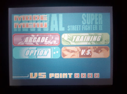 Super Street Fighter 2 Turbo Revival GBA Video Game Boy Advance 2001
