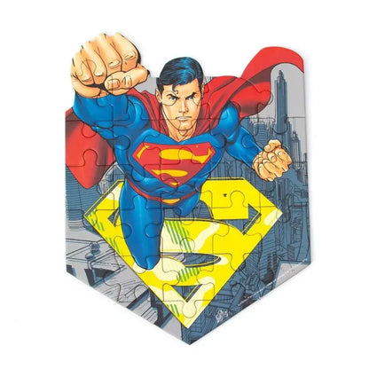 Superman 24 Piece Mini Shaped Jigsaw Puzzle Paper House