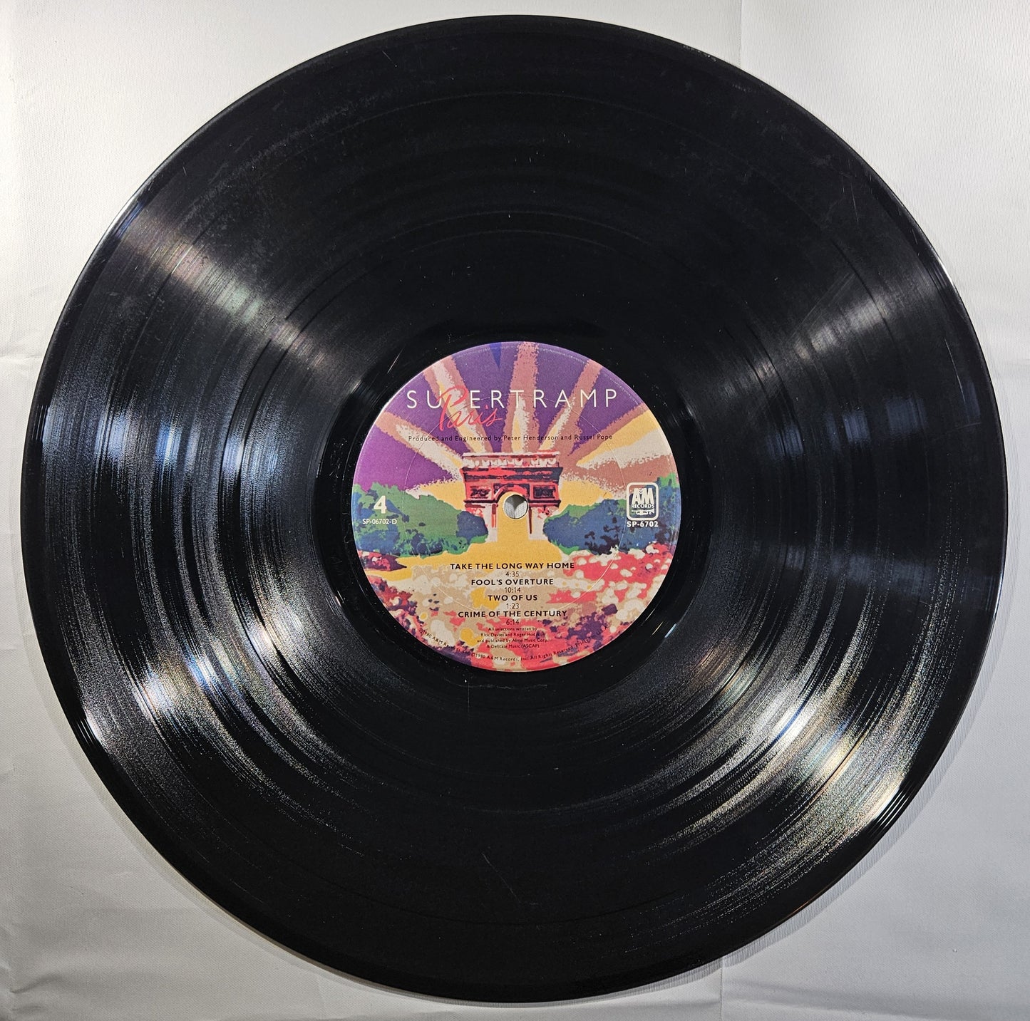 Supertramp - Paris [1980 Terre Haute Pressing] [Used Double Vinyl Record LP] [B]