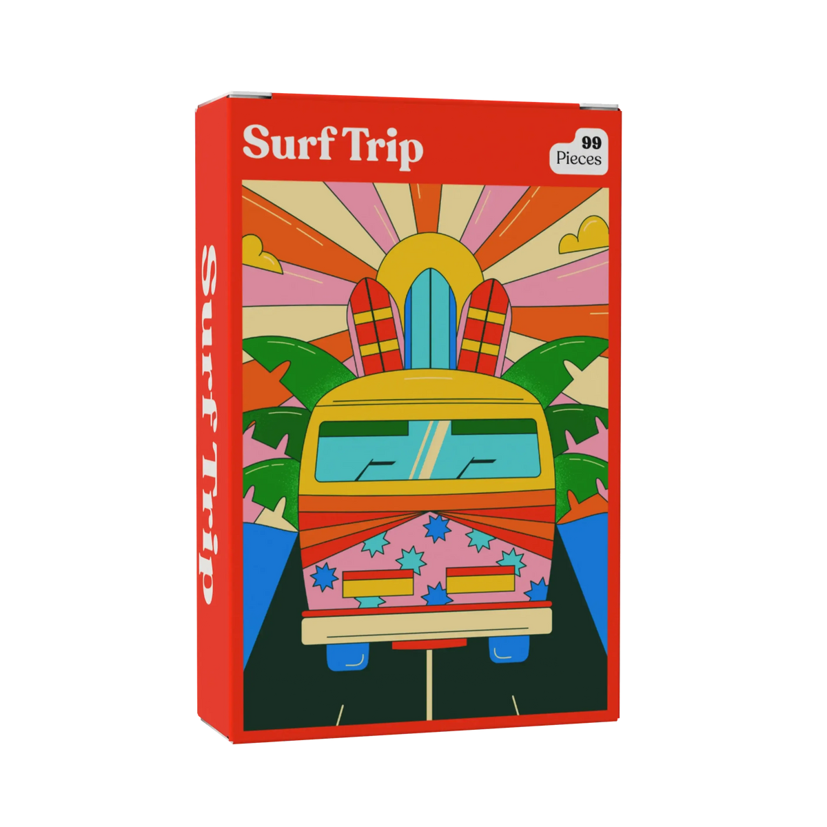 Surf Trip 99 Piece Mini Jigsaw Puzzle Puzzledly