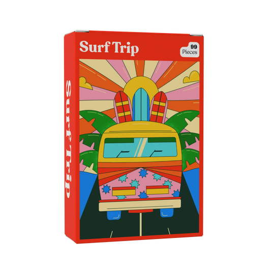 Surf Trip 99 Piece Mini Jigsaw Puzzle Puzzledly