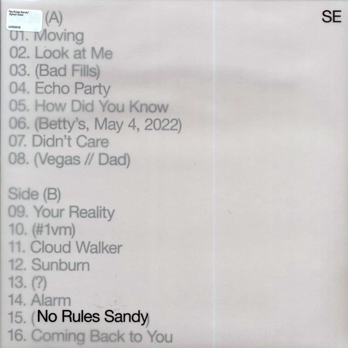 Sylvan Esso - No Rules Sandy [2022 New Vinyl Record LP]