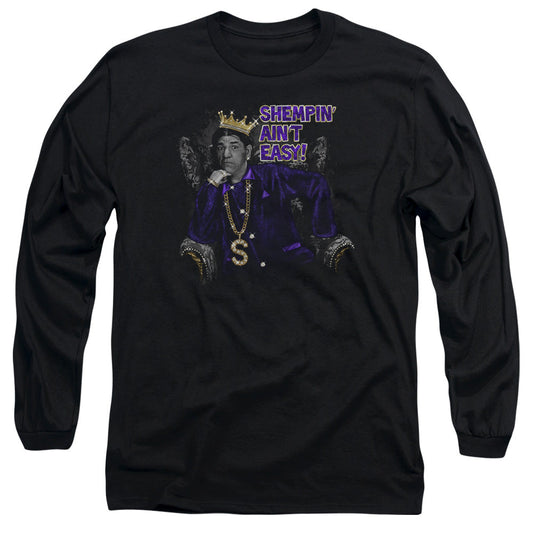 Three Stooges Shempin Mens Long Sleeve Shirt Black Officially Licensed