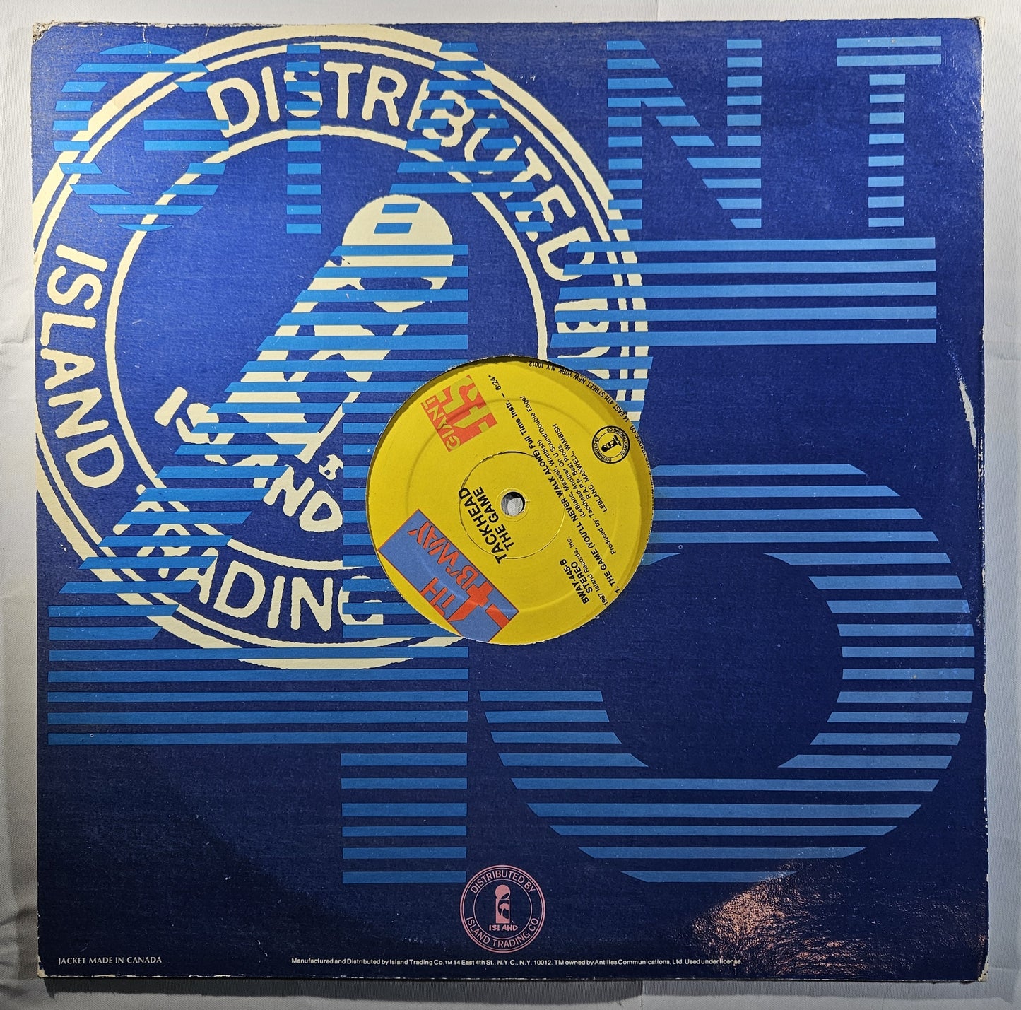 Trackhead - The Game [1987 45RPM] [Used Vinyl Record 12" Single]