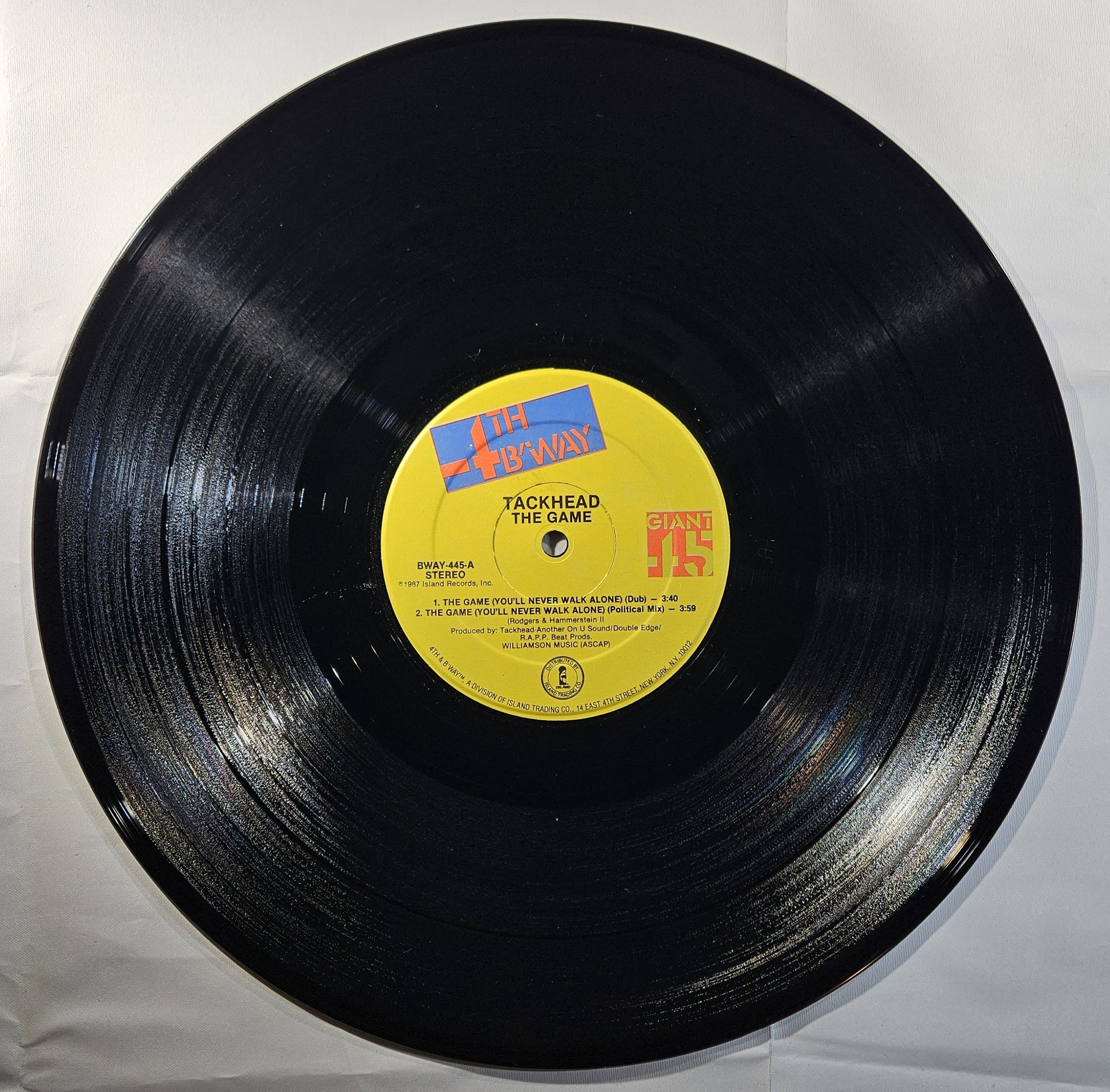 Trackhead - The Game [1987 45RPM] [Used Vinyl Record 12" Single]