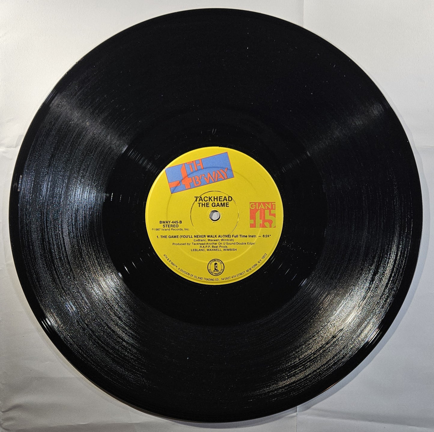 Trackhead - The Game [1987 45RPM] [Used Vinyl Record 12" Single]