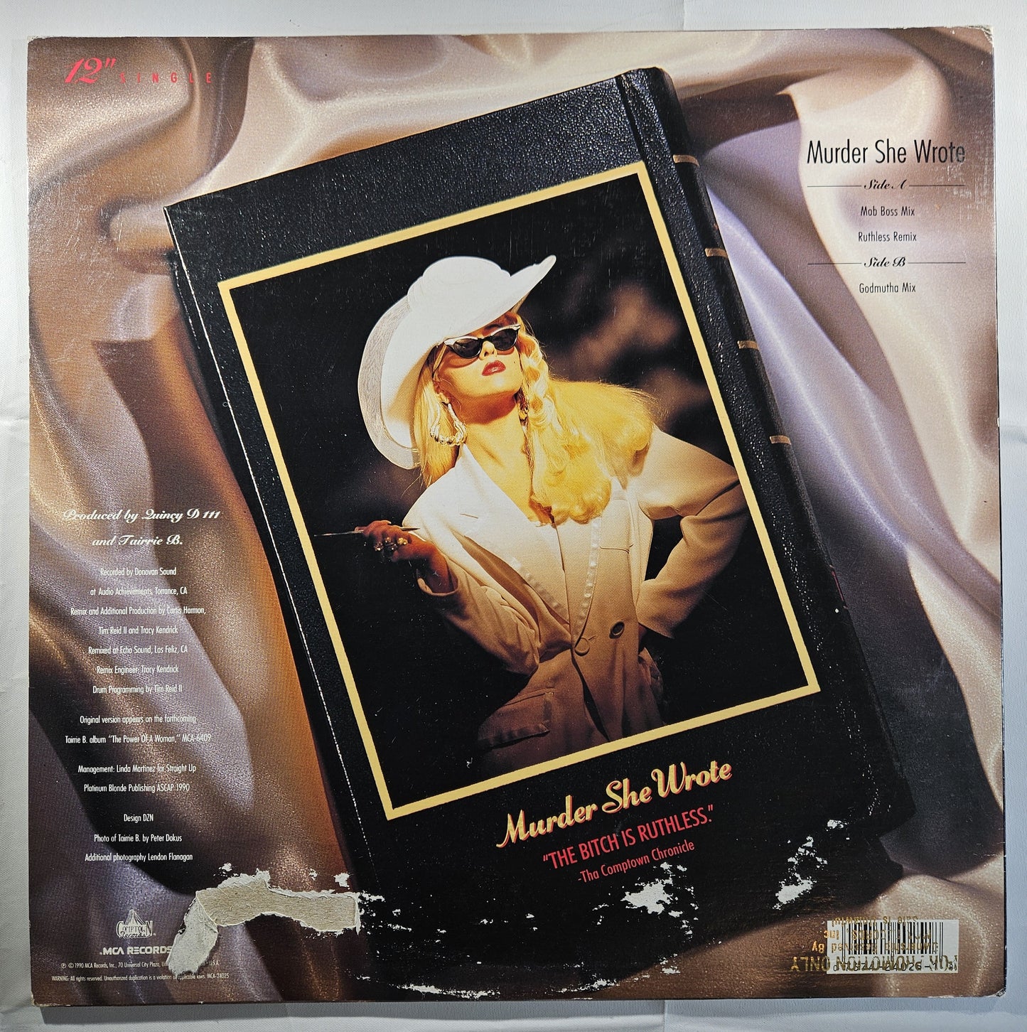 Tairrie B. - Murder She Wrote [1990 Promo] [Used Vinyl Record 12" Single]