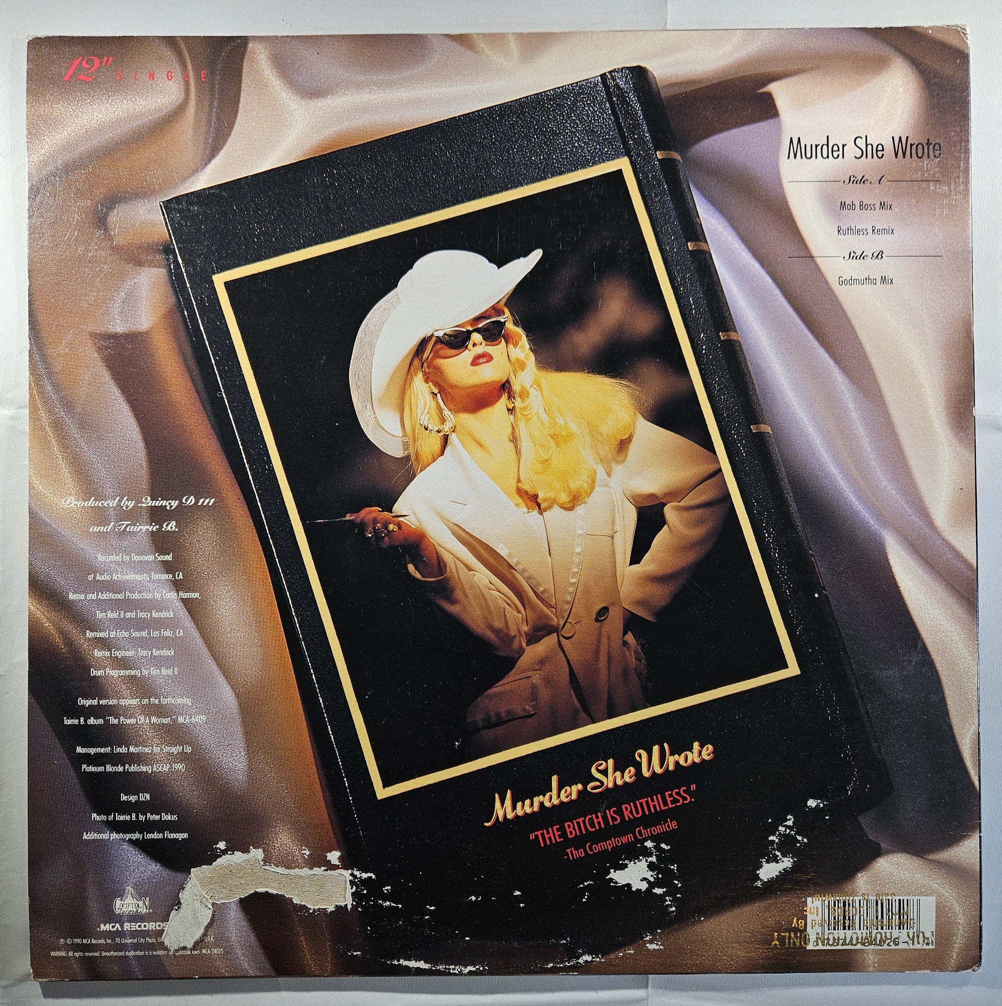 Tairrie B. - Murder She Wrote [1990 Promo] [Used Vinyl Record 12" Single]