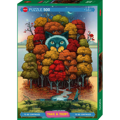Take a Trip with Andy Kehoe 500 Piece Jigsaw Puzzle Heye