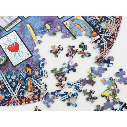 Tarot Crystal Magic 500 Piece Round Jigsaw Puzzle Springbok