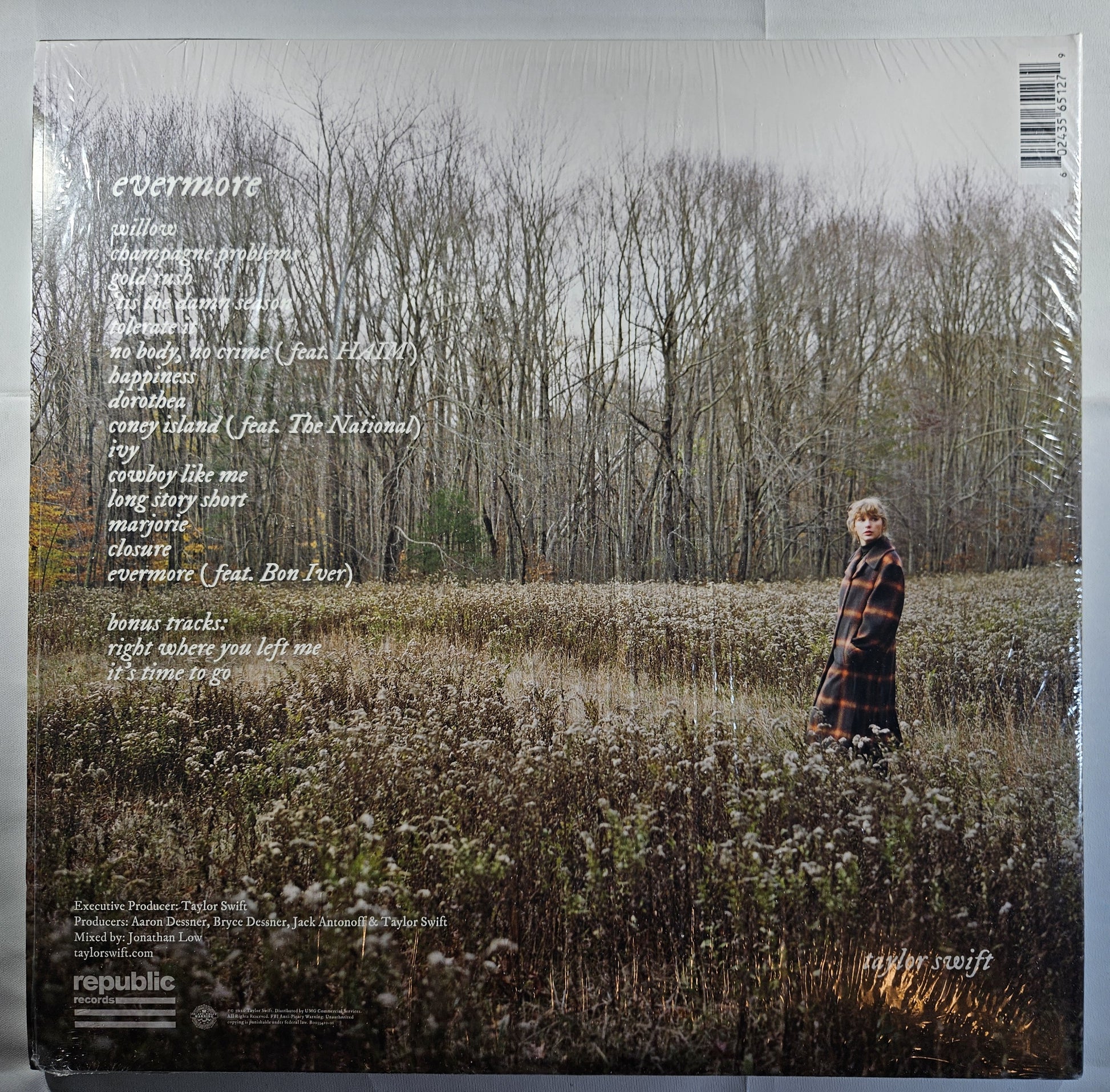 Taylor Swift - Evermore [Reissue Deluxe Edition Translucent Green] [Used Double Vinyl Record LP]