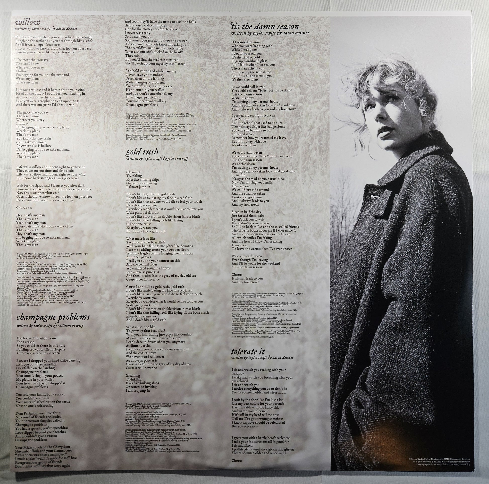 Taylor Swift - Evermore [Reissue Deluxe Edition Translucent Green] [Used Double Vinyl Record LP]