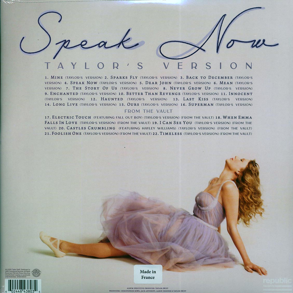 Taylor Swift - Speak Now (Taylor's Version) [2023 Orchid Marbled] [New Triple Vinyl Record LP]