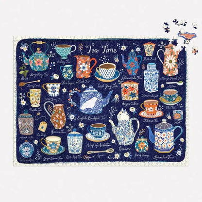 Tea Time 1000 Piece Jigsaw Puzzle Galison