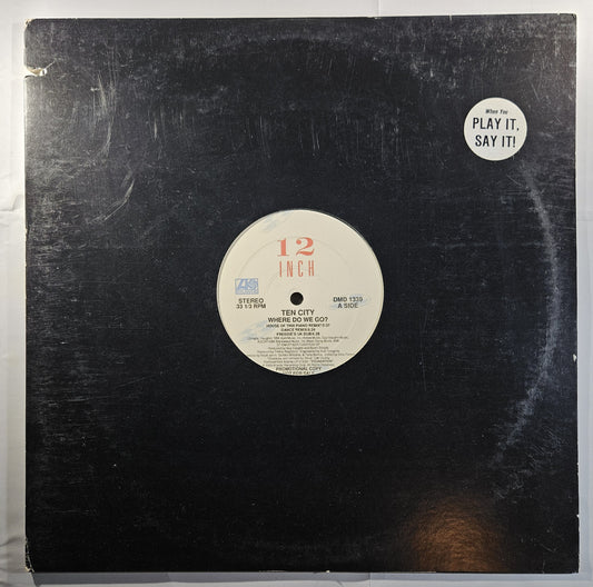 Ten City - Where Do We Go? [1989 Promo] [Used Vinyl Record 12" Single]