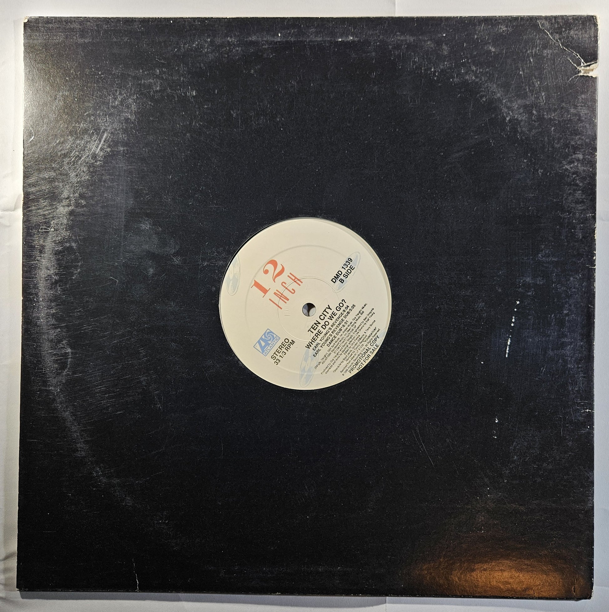 Ten City - Where Do We Go? [1989 Promo] [Used Vinyl Record 12" Single]