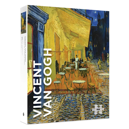 Terrace of A Café At Night by Van Gogh 500 Piece Jigsaw Puzzle Pomegranate