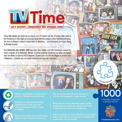 The 60's TV Time 1000 Piece Jigsaw Puzzle MasterPieces