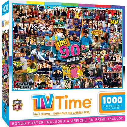 The 90's TV Time 1000 Piece Jigsaw Puzzle MasterPieces