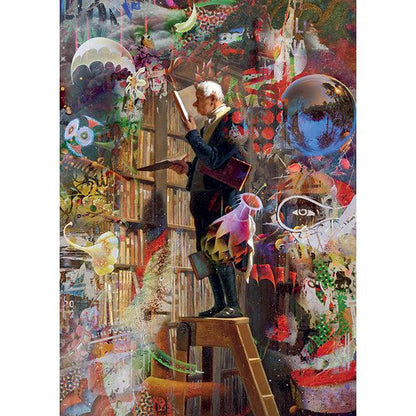 The Bookworm Rebrush 1000 Piece Jigsaw Puzzle Heye