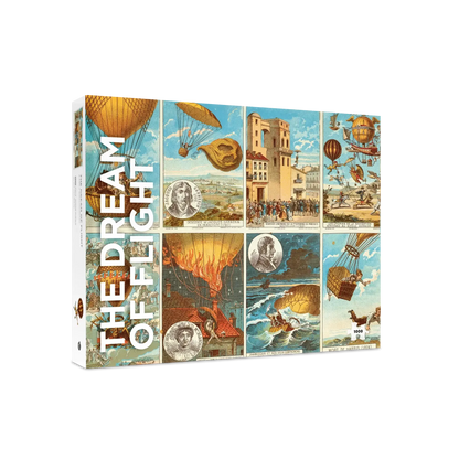 The Dream of Flight: Early Ballooning 1000 Piece Jigsaw Puzzle Pomegranate