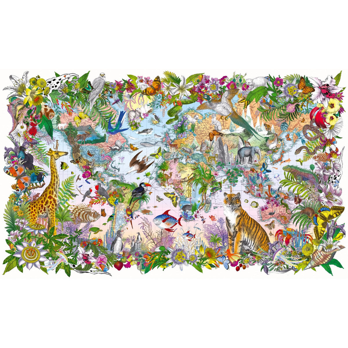 The Fantastical Safari 1000 Piece Jigsaw Puzzle Kadoo