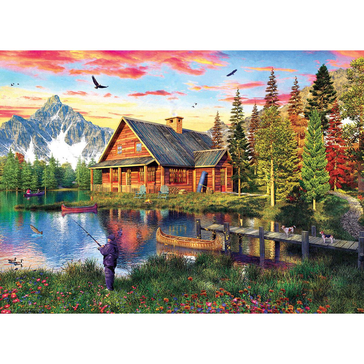 The Fishing Cabin 1000 Piece Jigsaw Puzzle Eurographics